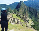 Achieng in Machu Picchu, Peru (Instagram)