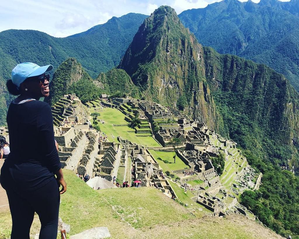 Achieng in Machu Picchu, Peru (Instagram)