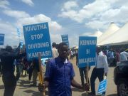 Wiper supporters protesting Kivutha's actions