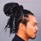 Men with box braids (Pinterest)