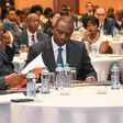 DP William Ruto with Treasury CS Henry Rotich during the launch of the Third Open Government National Action Plan (Twitter)