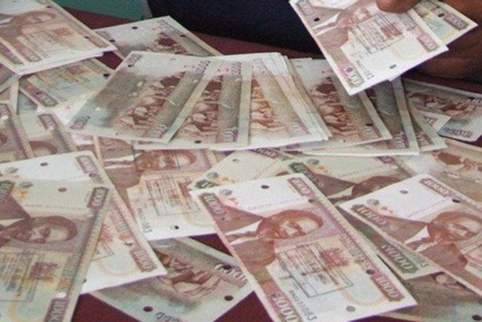 File image of fake Kenyan currency notes