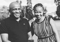 BBC's Maureen Nyukuri with her husband Collins Owiti
