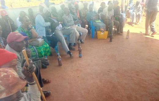 Marsabit leaders served with muddy water during meeting