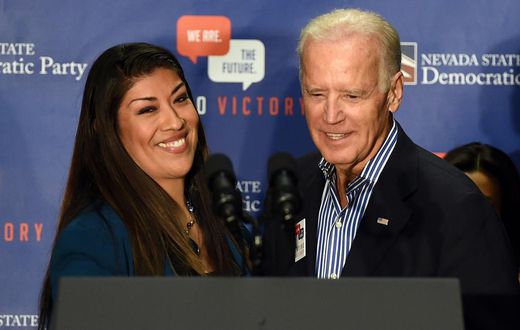 Nevada lawmaker says Biden kissed her in 2014