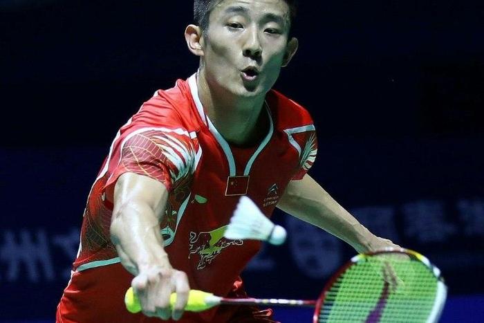 China's Chen Long plays a shot against Denmark's Jan O Jorgensen in the final of the China Open Badminton tournament in Fuzhou, Fujian province on November 20, 2016