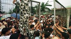 Human stampede (Illustration)