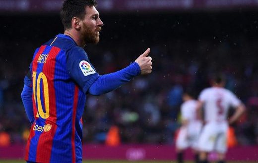 Barcelona's Lionel Messi, pictured in April 2017, has been seeing sports nutritionist and muscle specialist Giuliano Poser for the past two years