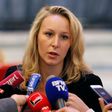 Marion Marechal-Le Pen, niece of losing French presidential candidate Marion Le Pen announced Tuesday she is quitting politics "for some time".This picture was taken last month.