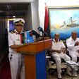 Abdullah Tomia, chairman of a Libyan-Italian committee to curb illegal immigration, calls for Italy to arms its patrol boats to combat people trafficking, at a news conference in the Libyan capital Tripoli, on May 18, 2017.