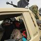 Fighters from Islamic group Ansar Dine pictured in northern Mali in August 2012