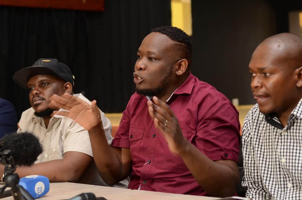 Kenyan Musicians at a Presser