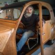 French cabinetmaker Michel Robillard took six years to craft a lifesize and fully operational handbuilt wooden 2CV Citroen Car