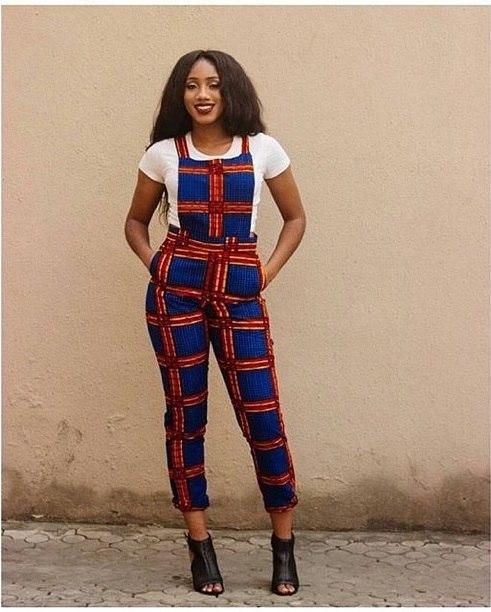 Ankara Dungaree Style