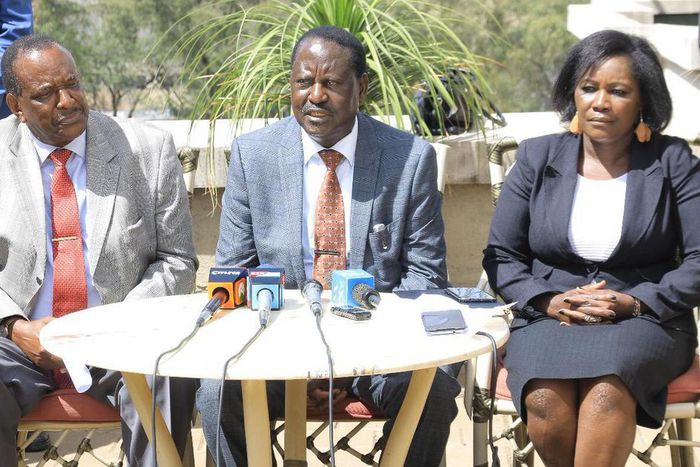 Former Prime Minister Raila Odinga