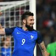 France's forward Olivier Giroud celebrates after scoring a goal during the friendly football match against Paraguay on June 2, 2017