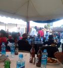 Attendees at the Kileleshwa police station party