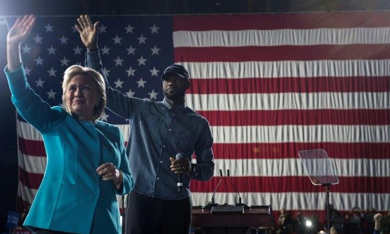 Basketball player Lebron James, who backed Democratic presidential candidate Hillary Clinton, is refusing to stay in a hotel linked to President-elect Donald Trump