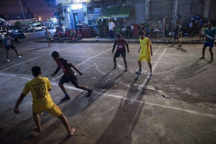 Football in Myanmar has avid fans but they are more likely to be watching internationally famous clubs than local ones