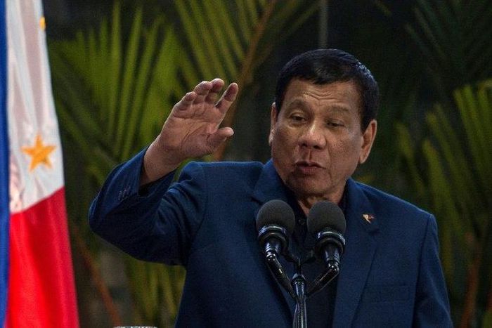 Philippine President Rodrigo Duterte