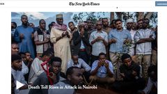 Why I stand with the New York Times in publishing photos of Dusit terror victims [Tony Mukere]