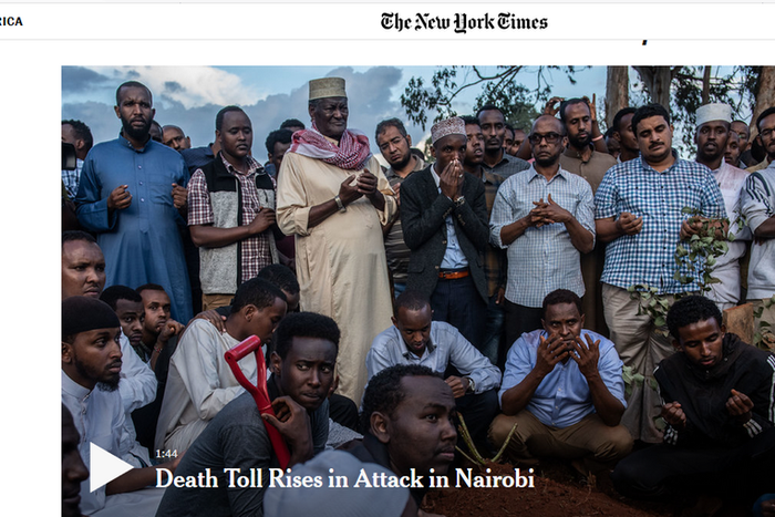 Why I stand with the New York Times in publishing photos of Dusit terror victims [Tony Mukere]