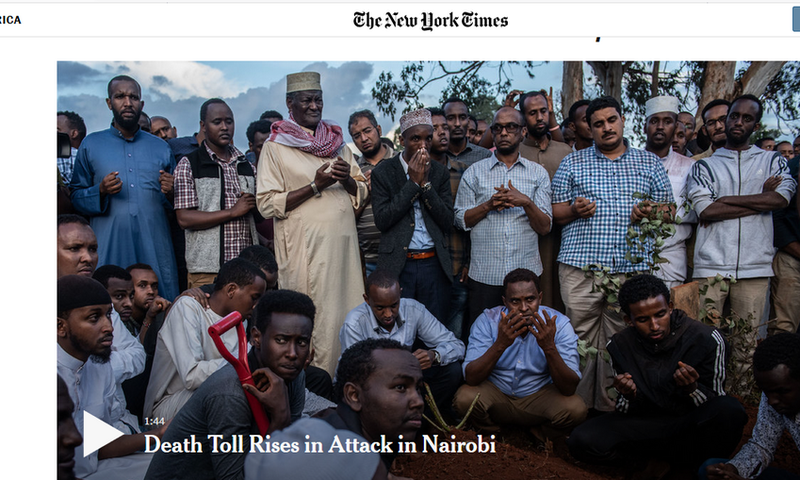 Why I stand with the New York Times in publishing photos of Dusit terror victims [Tony Mukere]