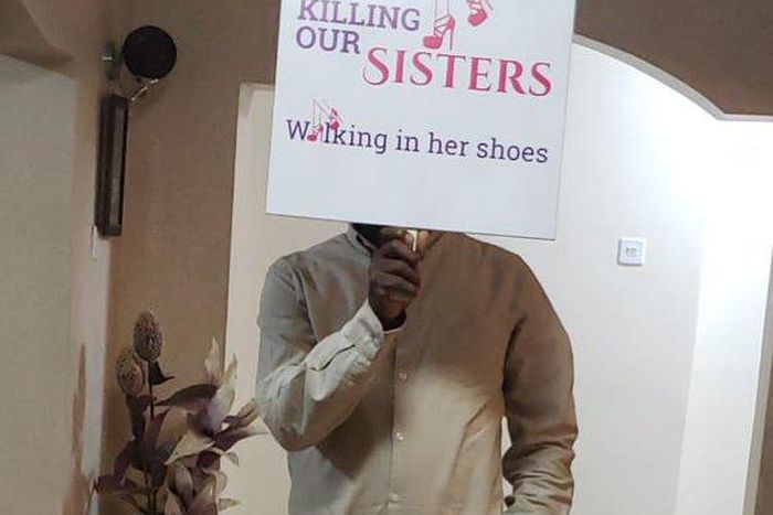Photo posted on #Walkinginhershoes, an initiative by Kiambu Woman Representative Gathoni wa Muchomba (Twitter)