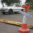 A police road block in Kenya