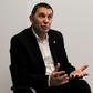 Basque separatist leader Arnaldo Otegi speaks with AFP journalists during an interview in the northern Spanish Basque village of Renteria on April 6, 2017