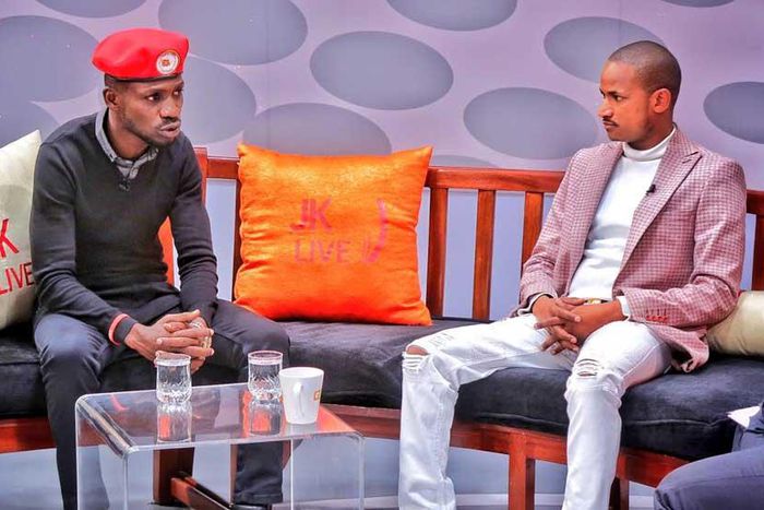 Ugandan legislator Bobi Wine and his Kenyan counterpart Babu Owino