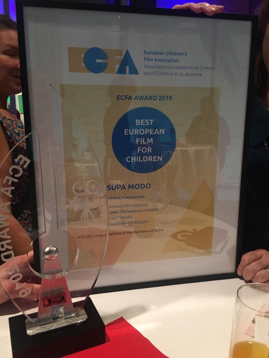 Best European children’s film ward won by Supamodo (Twitter)