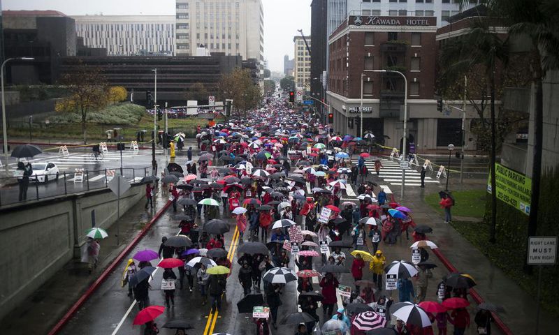 LA Teachers Strike for First Time in 30 Years, the Nation's Largest School Walkout