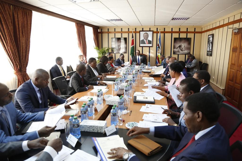 CS Fred Matiang'i chairs first National Development Implementation and Communication Cabinet Committee meeting at Harambee House