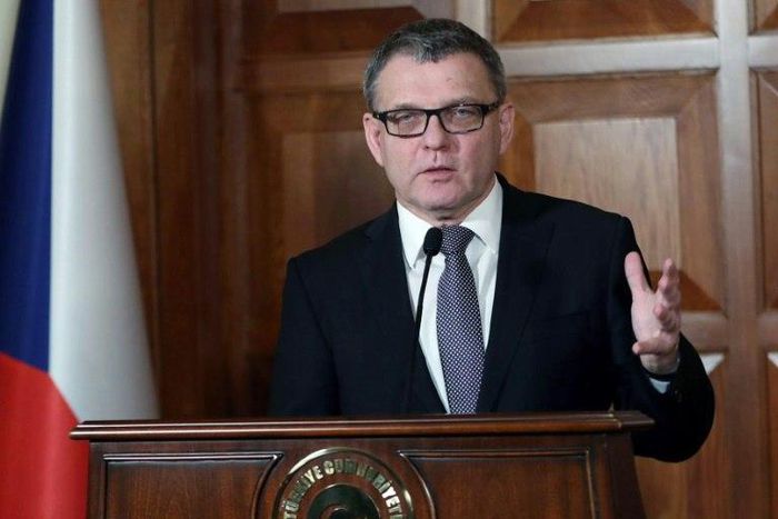 Czech Republic's Foreign Minister Lubomir Zaoralek, seen in 2016, has made the release of a Christian aid worker in Sudan a "priority," according to a statement
