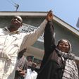 Freeman Chadema (L), pictured in 2005, is among the 65 names of suspected drug traffickers in Tanzania