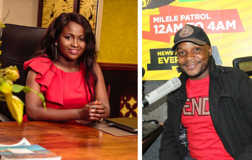 Jalang'o and Mercy Masika