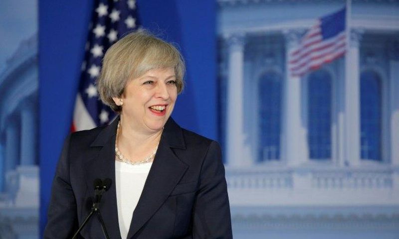 British Prime Minister Theresa May pledged her commitment to the "special relationship" between Britain and the US at a Republican party meeting
