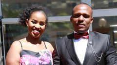 Ben Kitili with his Wife Amina Mude (Instagram)