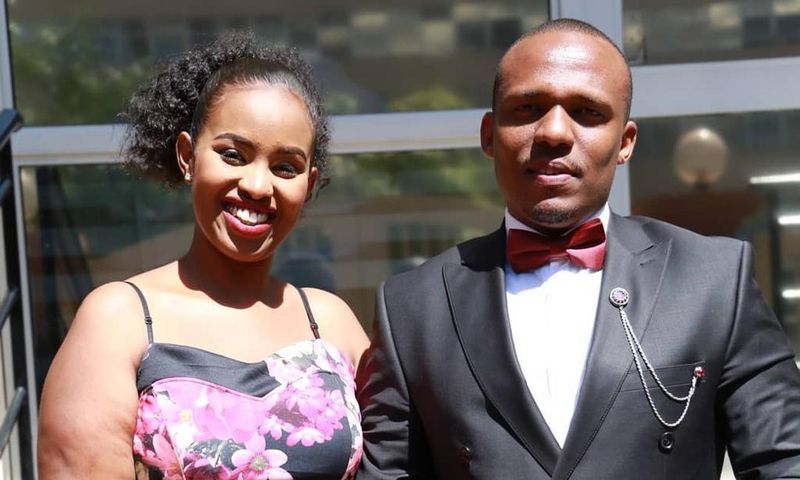 Ben Kitili with his Wife Amina Mude (Instagram)