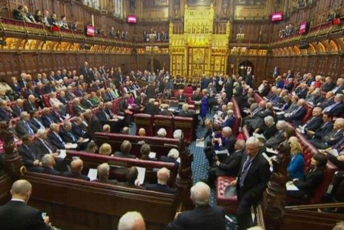 The House of Lords defied Prime Minister Theresa May by demanding guarantees for EU nationals living in Britain, delaying a bill she needs to start Brexit negotiations