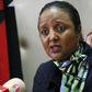 Education CS Amina Mohamed during a past media briefing