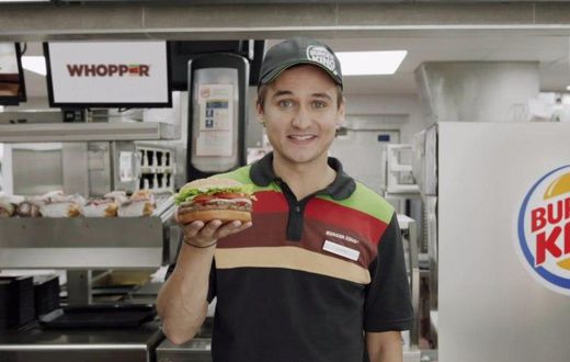 Burger King's new ad.