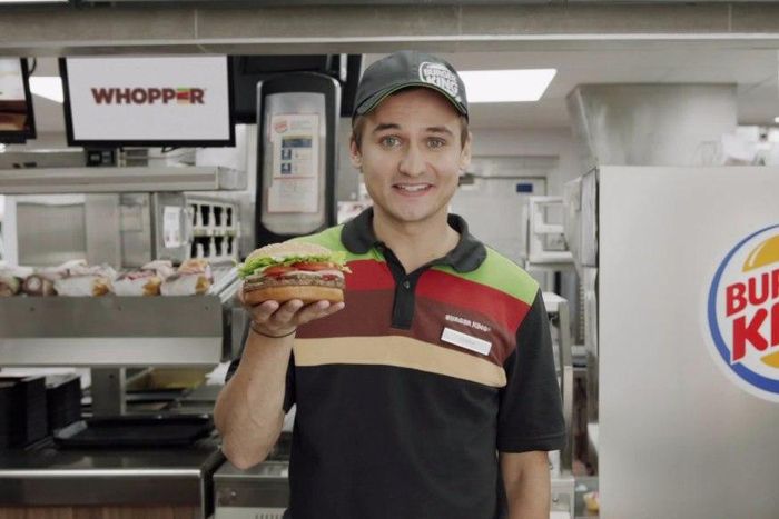 Burger King's new ad.