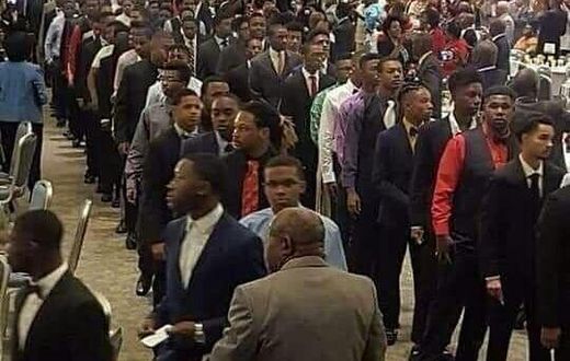 Photos from the purported Men Conference