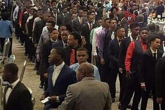 Photos from the purported Men Conference