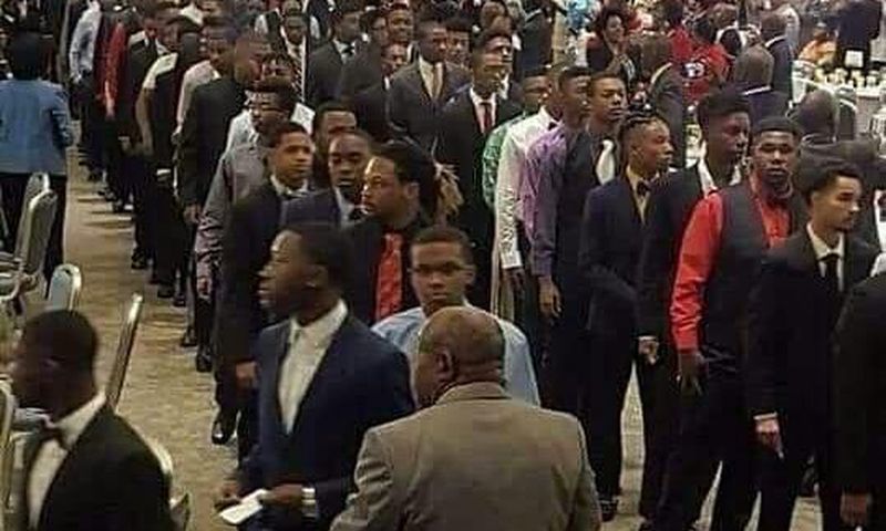 Photos from the purported Men Conference