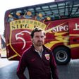 Andre Villas-Boas, head coach of Shanghai SIPG, arrives for a season launch event in Shanghai, on February 13, 2017