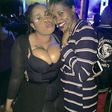 Bridget Achieng showing off her rack at the Tiwa Savage concert