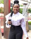 Braid ponytail style (Instagram amina_kenya)